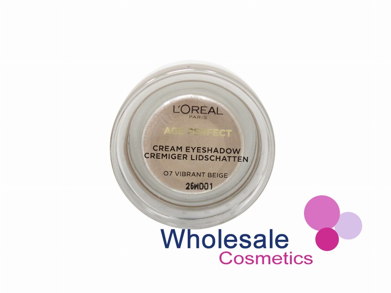 6 x L'Oreal Paris Age Perfect Cream Eyeshadow - 07 VIBRANT BEIGE